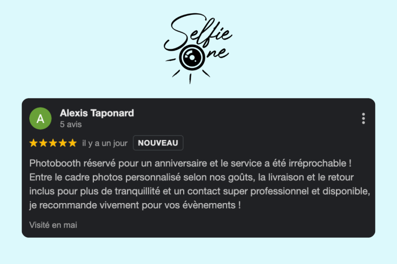 Location de Photobooth à Bourg-en-Bresse : Ce sont nos clients qui en parlent le mieux !