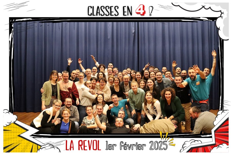 Location d'une borne selfie (photobooth) pour les conscrits à Viriat près de Bourg en Bresse