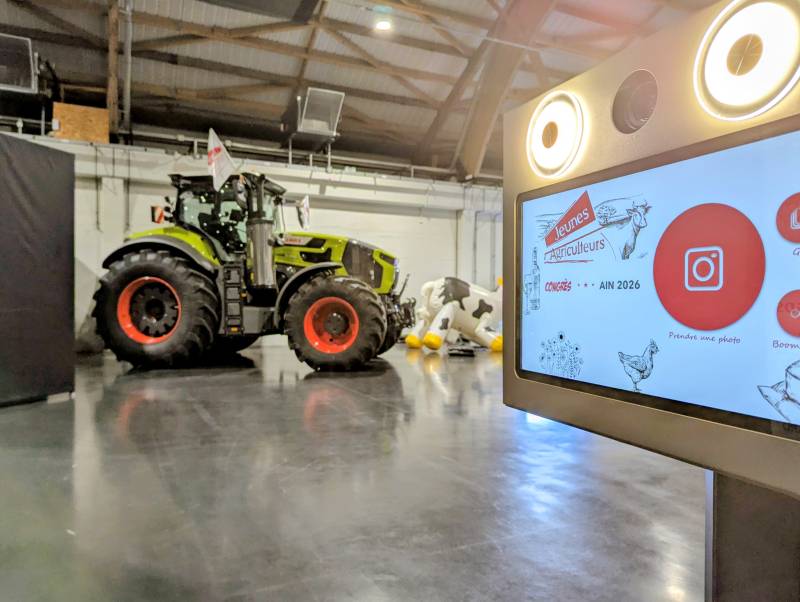 Location photobooth pour le congrès national des Jeunes Agriculteurs à Bourg-en-Bresse